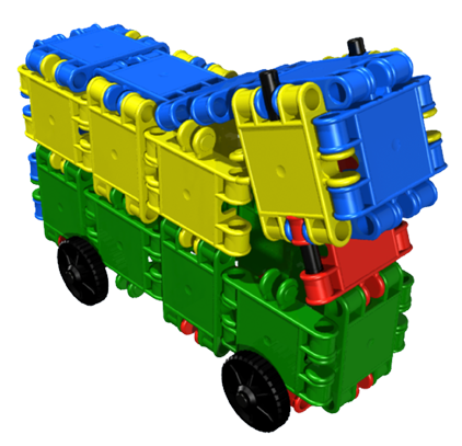BIG Wheels Clics Rollerbox Building Toy 700 Pieces