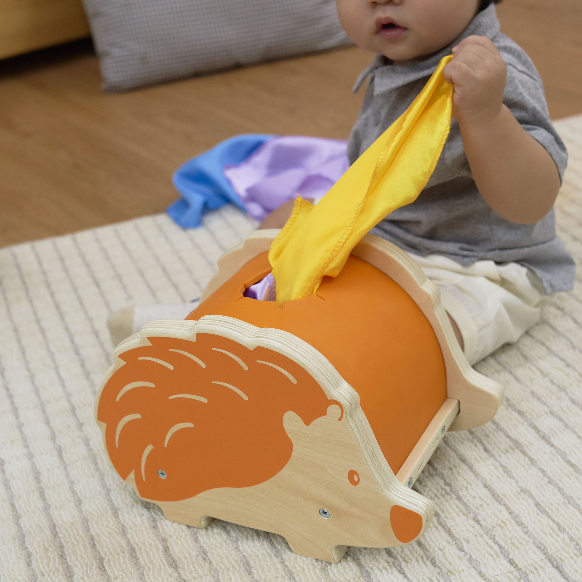 Hide and Play Hedgehog Tissue Box Ygrowup Toys